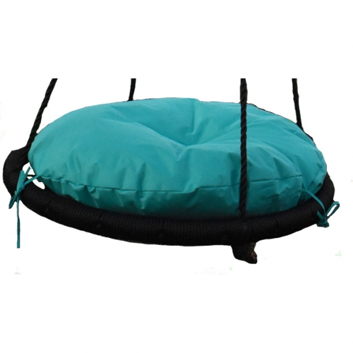 Large Dreamcatcher Swing Cushion in Navy Fabric